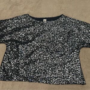 Gap Flutter Sleeve Sequin Top